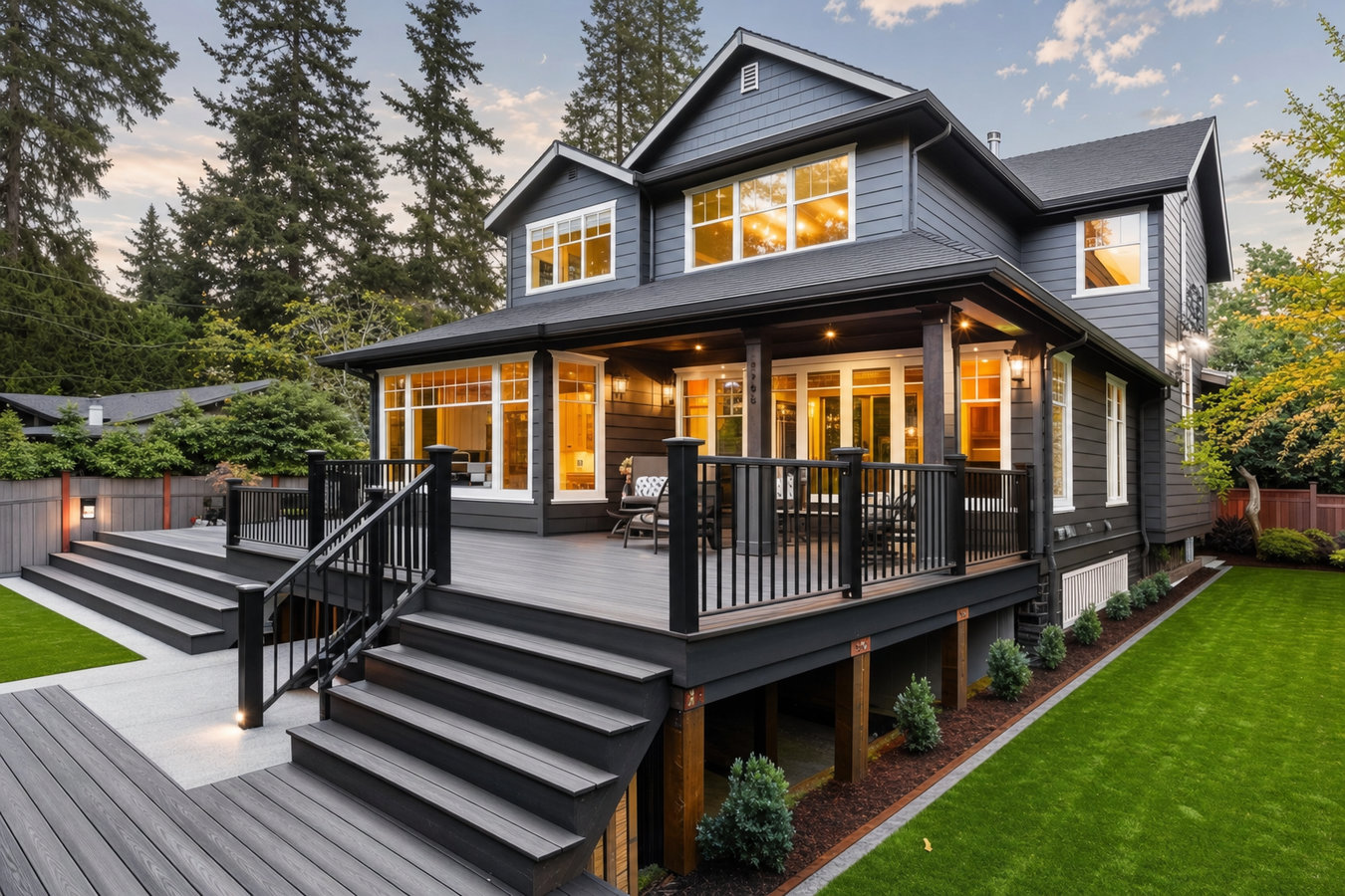 Custom deck design and build